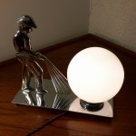 Lampe pompier Art Déco moderniste