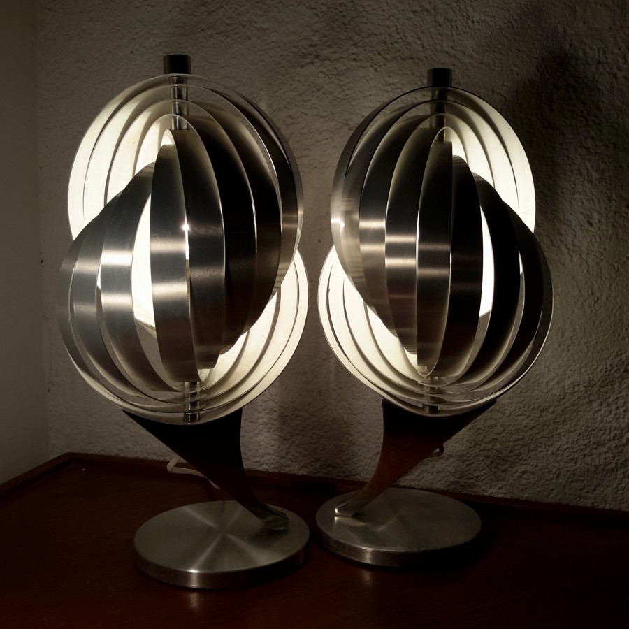 Lampe Henri Mathieu hélicoïdale en paire
