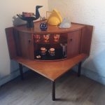 Meuble d’angle bar scandinave