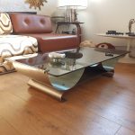 Table basse François Monnet Kappa/Uginox