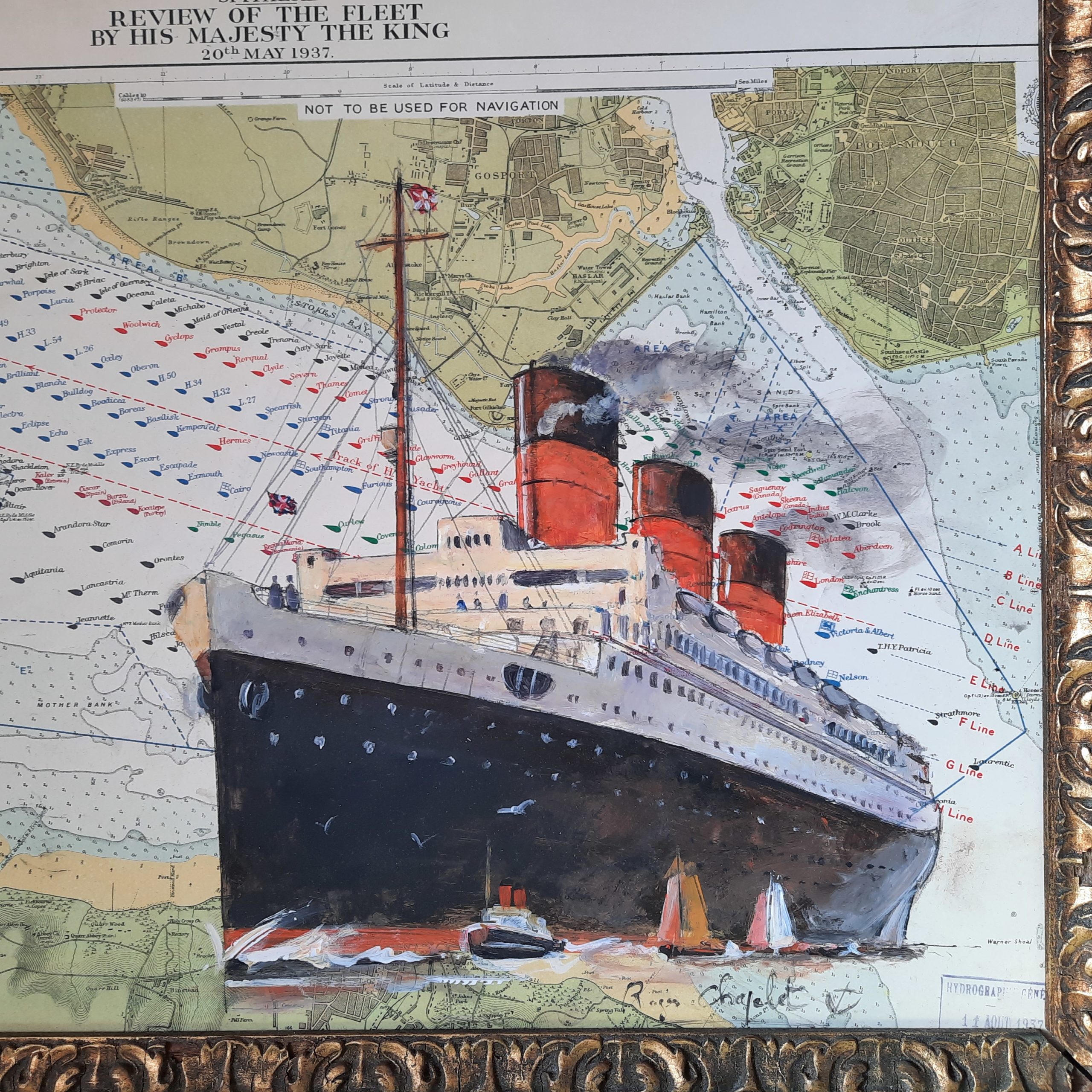 roger chapelet peinture compagnie générale transatlantique