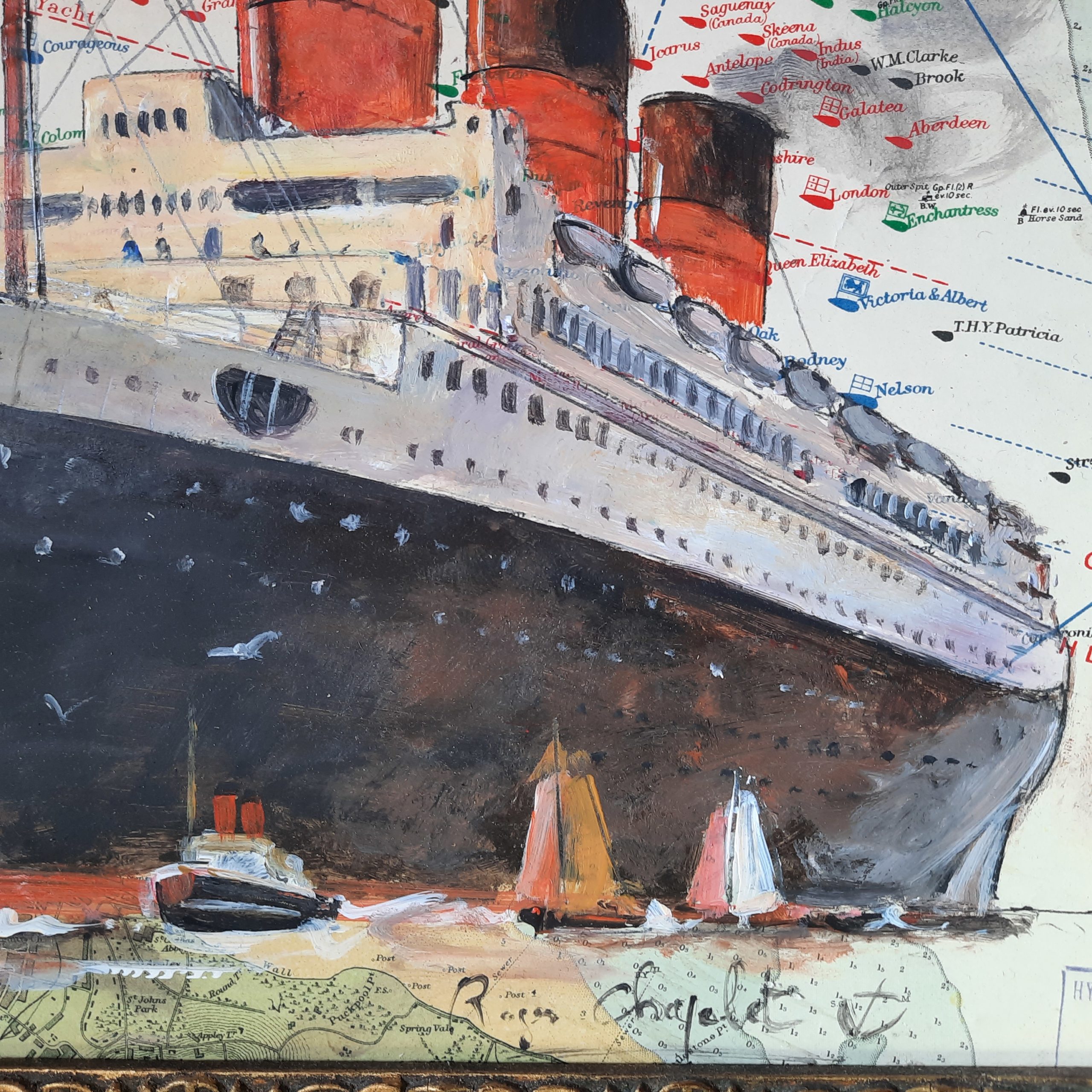 roger chapelet peinture compagnie générale transatlantique