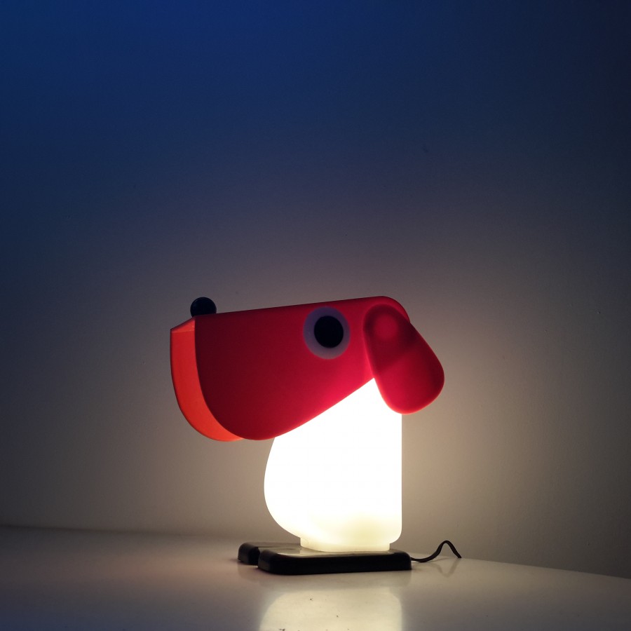 Lampe chien Fernando Cassetta pour Tacman