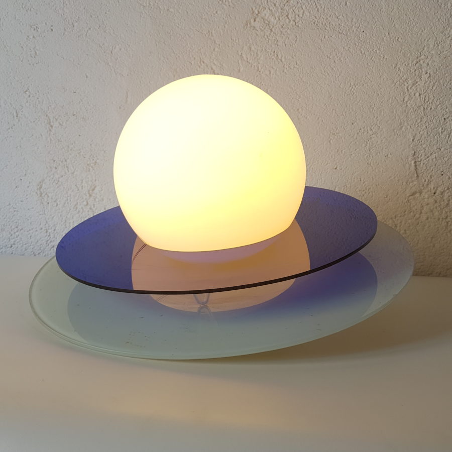 Lampe culbuto saturne